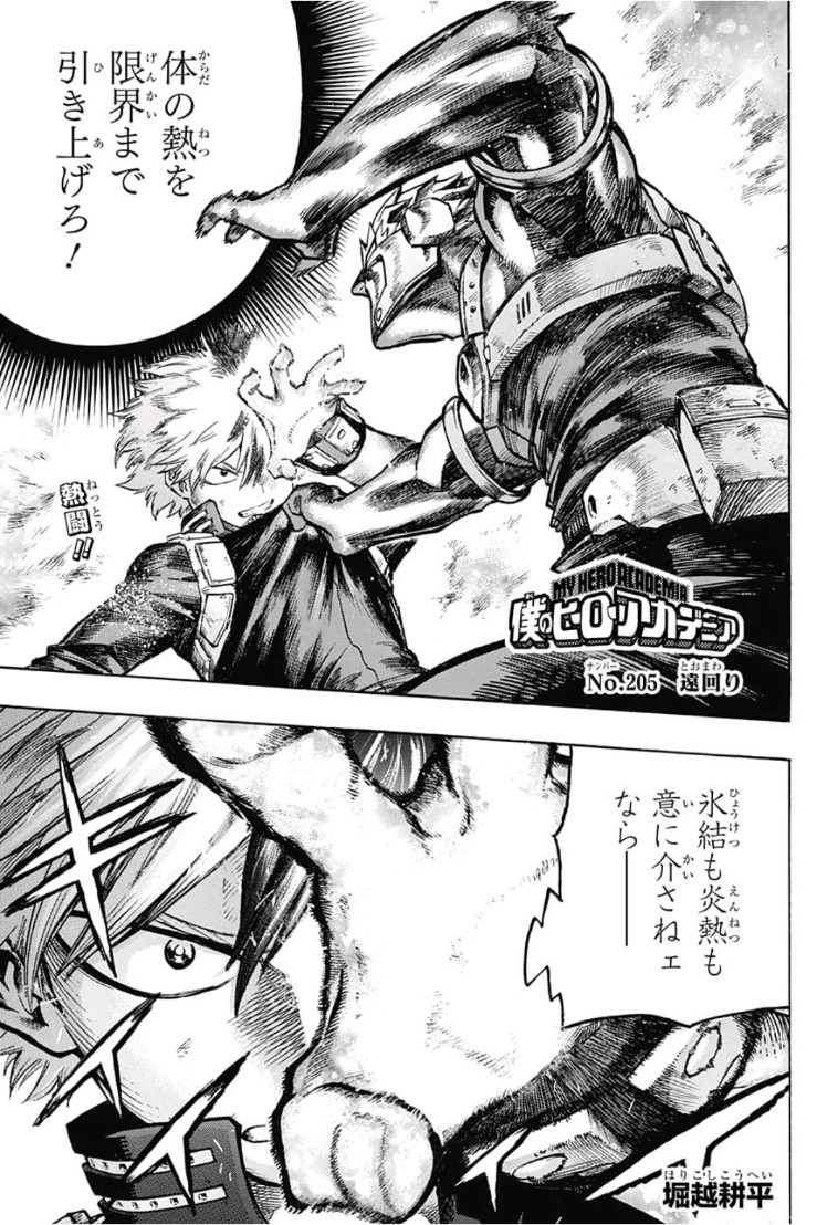 Boku no Hero Academia - Chapter 205 - Page 1