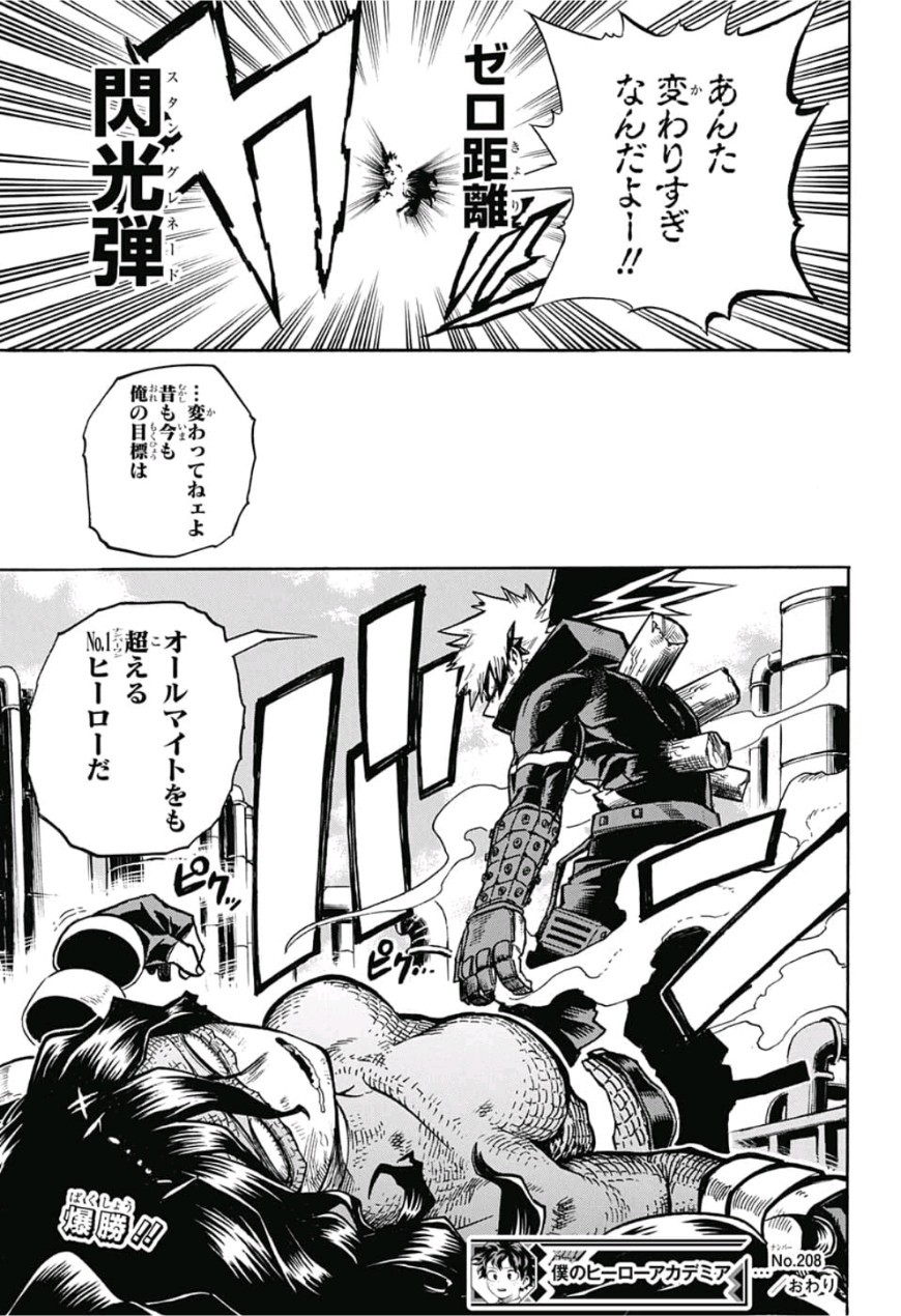 Boku no Hero Academia - Chapter 208 - Page 15