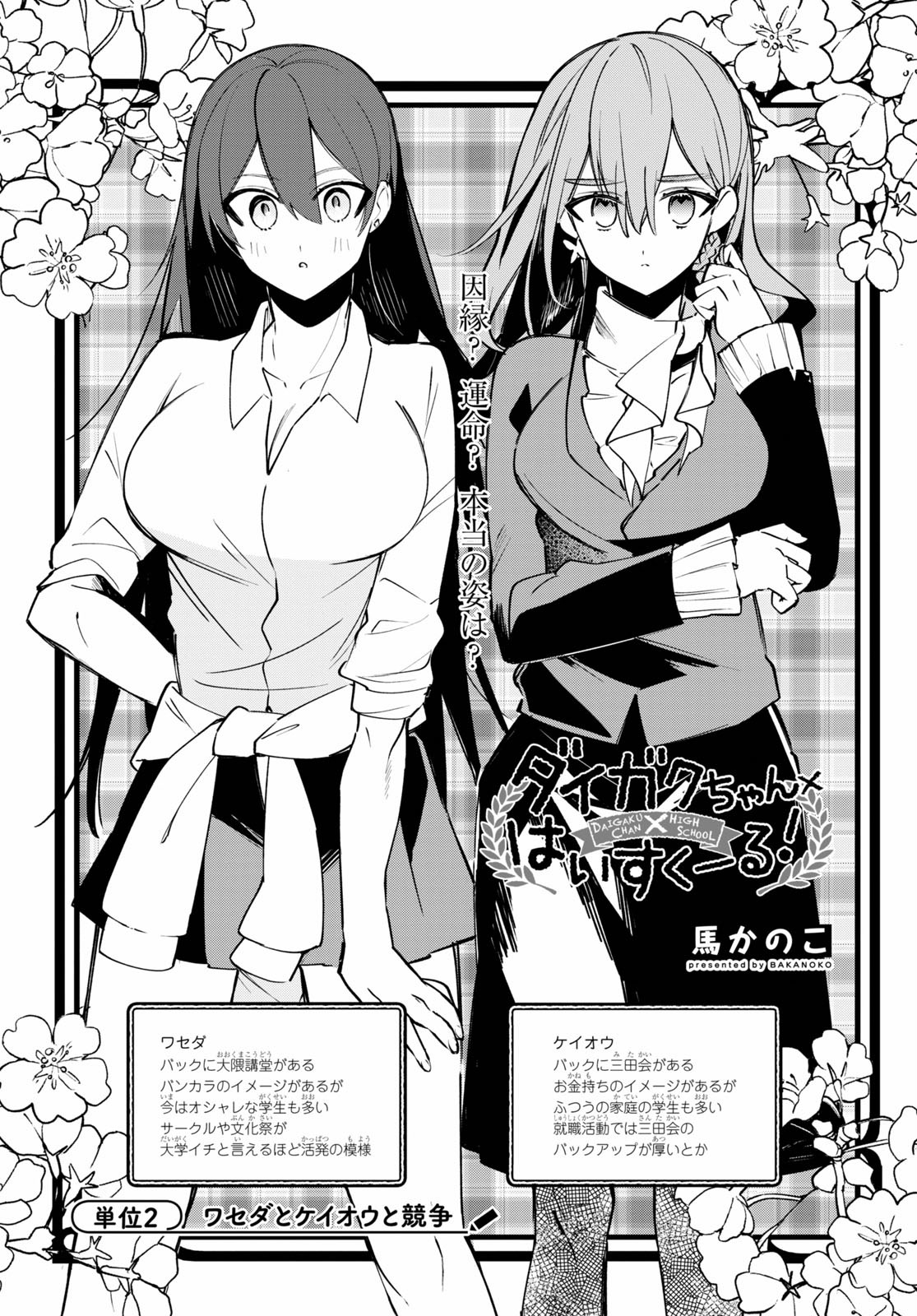 Daigaku-chan × High School - Chapter 2 - Page 1