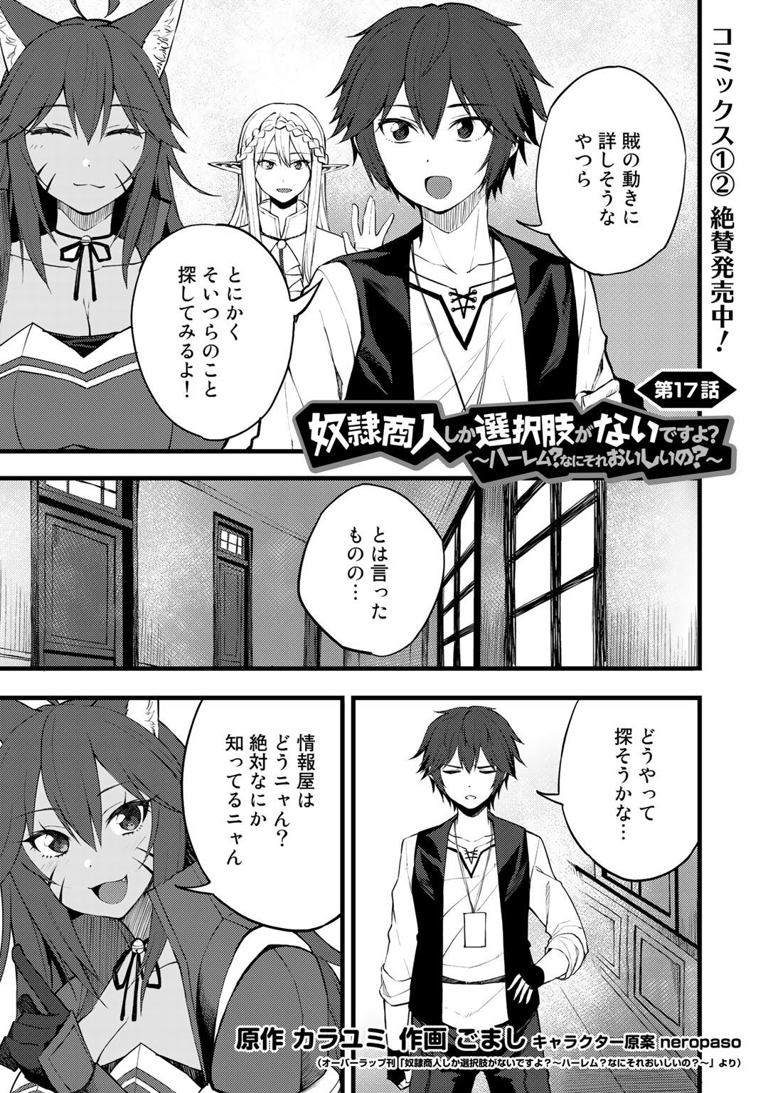 Dorei Shounin shika Sentakushi ga nai desu yo? ~Harem? Nani sore oishii no?~ - Chapter 17 - Page 1