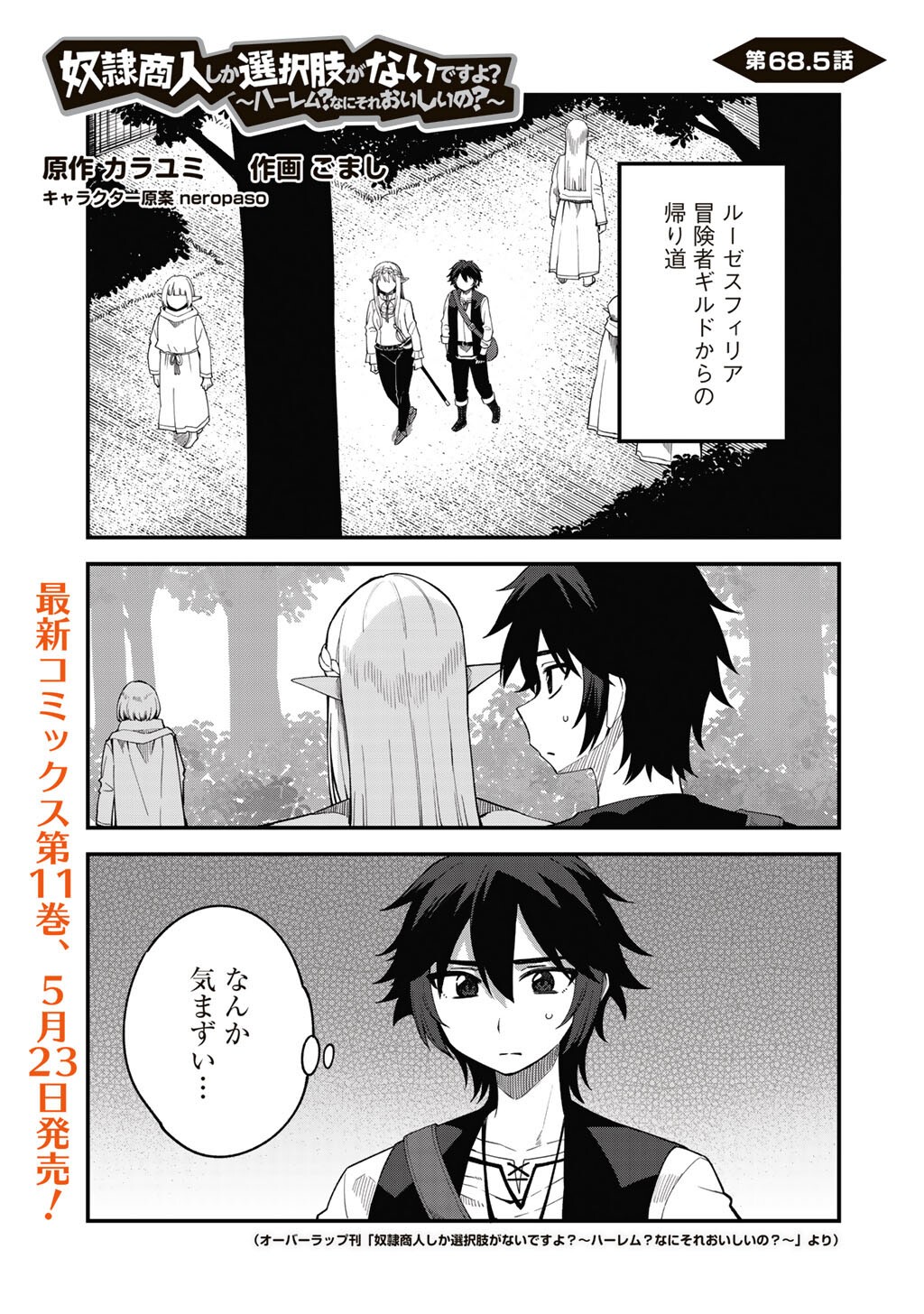 Dorei Shounin shika Sentakushi ga nai desu yo? ~Harem? Nani sore oishii no?~ - Chapter 68.5 - Page 1