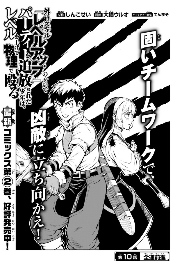 Hazure Skill Level Up no Sei de Party wo Tsuihou Sareta Shounen wa, Level wo Agete Butsuri de Naguru - Chapter 10.1 - Page 2