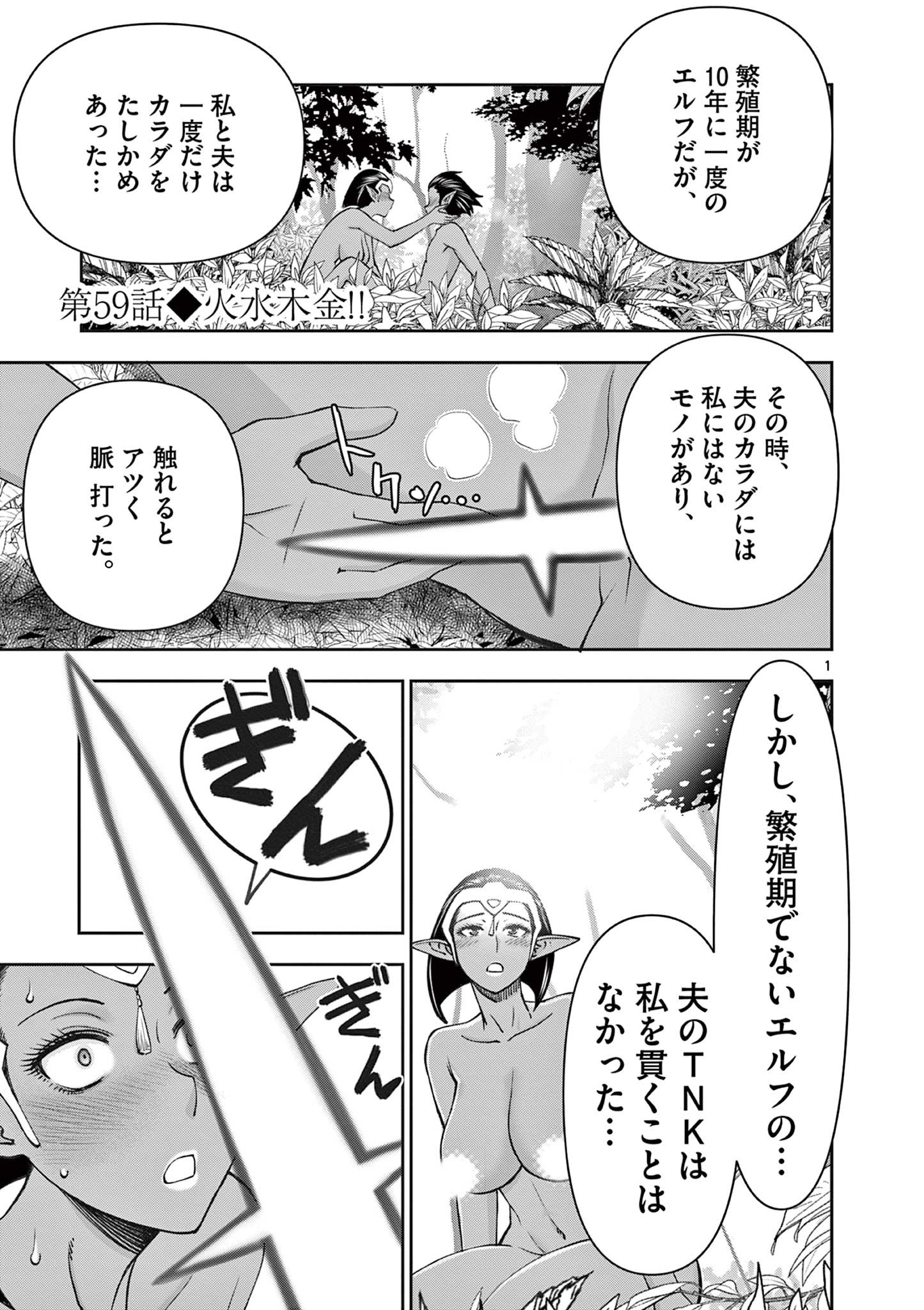 Isekai Furin II ~ Michibikareshi Hitozuma-tachi to Bukiyou Tensei Yuusha - Chapter 59 - Page 1