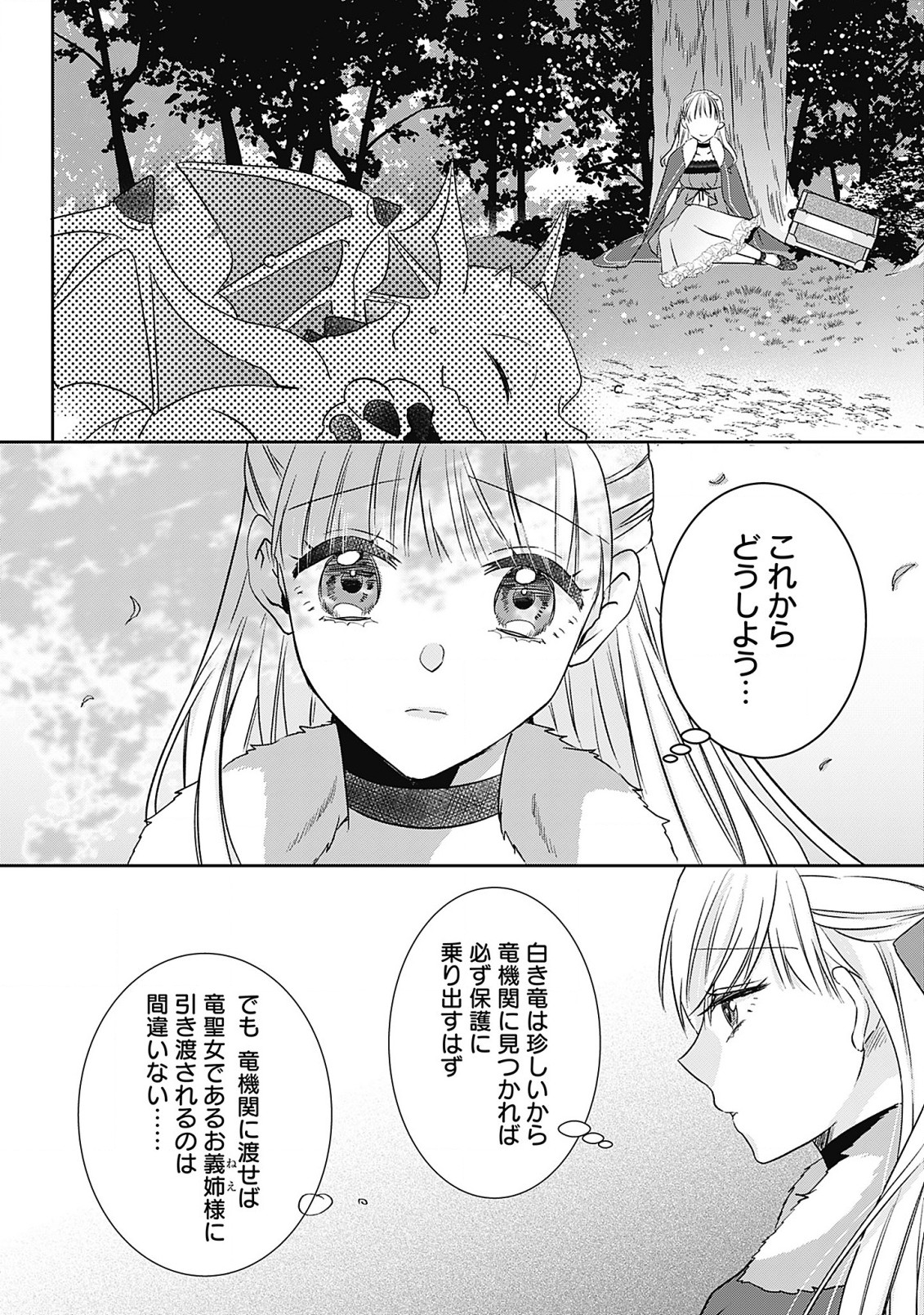 Kago no Naka no Ryuu Seijo – Shiitagerareta Hakushaku Reijou wa, Kyou mo Dekiaisareteimasu - Chapter 6.2 - Page 2