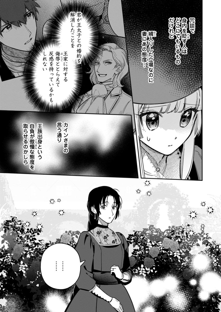 Kankei Kaizen wo Akiramete Kyori wo Oitara, Shiotaioudatta Konyakusha ga Karande Kuru you ni Narimashita - Chapter 28.2 - Page 1