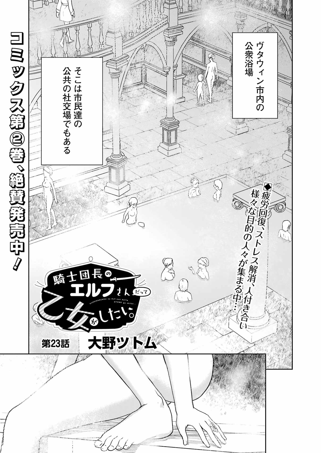 Kishi Danchou no Elf-san Datte Otome ga shitai. - Chapter 23 - Page 1