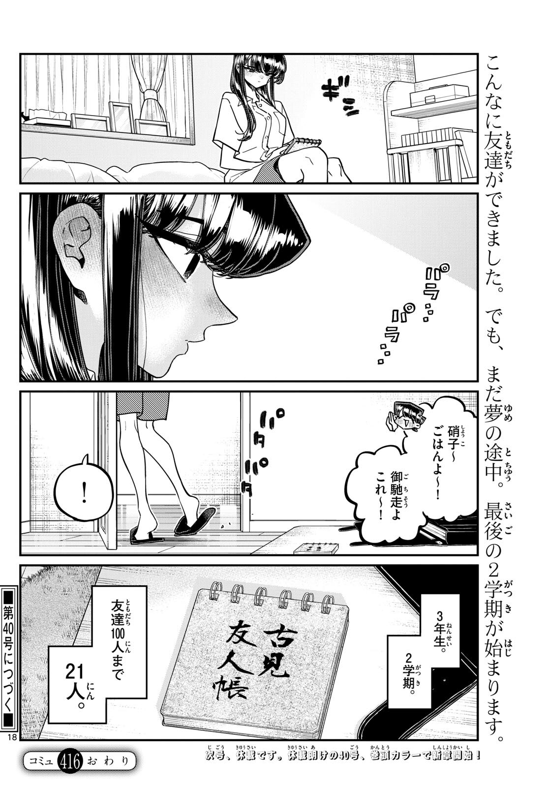 Chapter 415, Komi-san wa Komyushou Desu Wiki