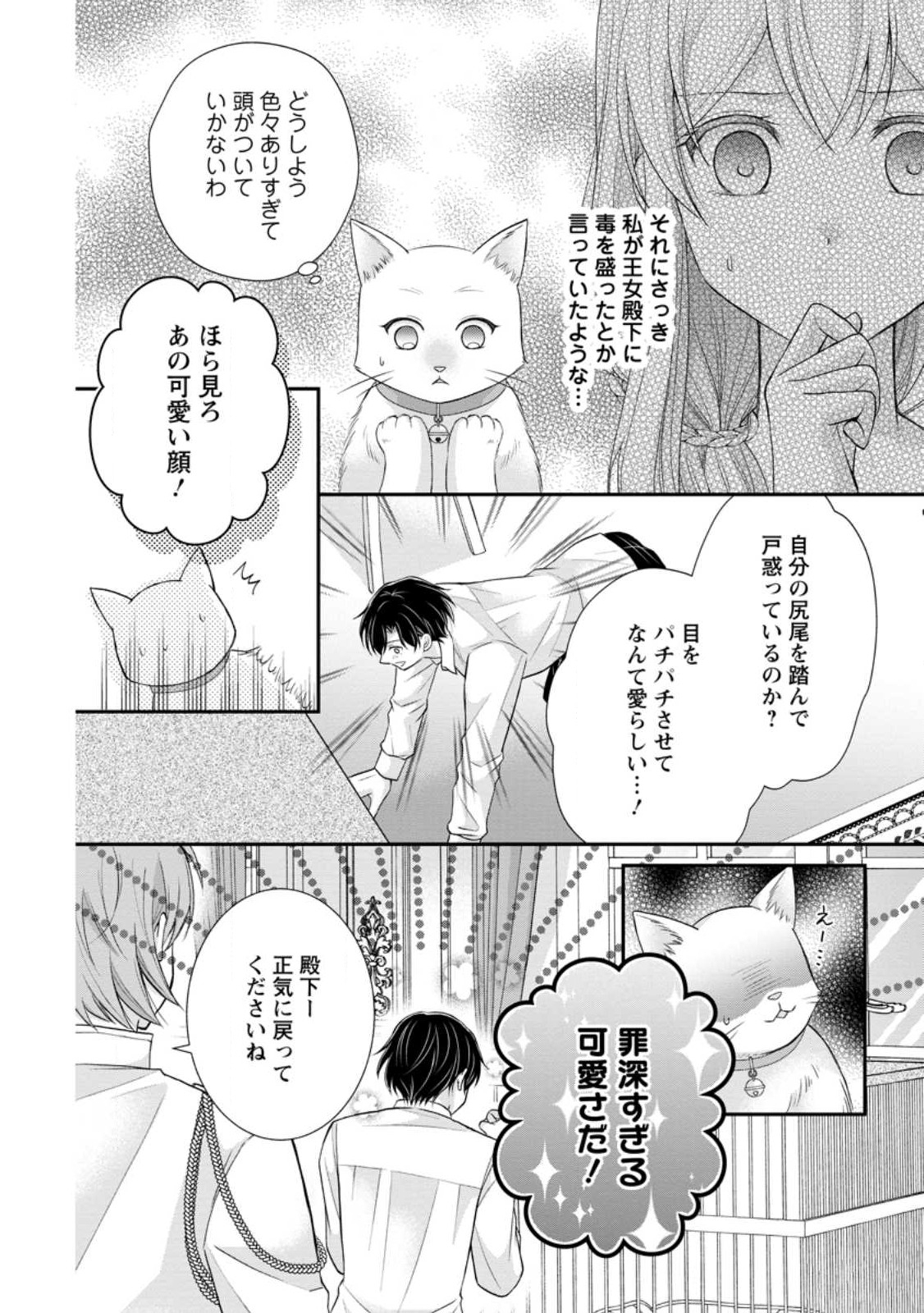 Noroi de Neko ni Sareta Akujo, Outaishi ni Hirowareru. - Chapter 3.2 - Page 2