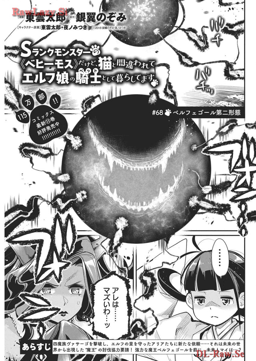 S-Rank Monster no Behemoth Dakedo, Neko to Machigawarete Erufu Musume no Kishi (Pet) Toshite Kurashitemasu - Chapter 68 - Page 2