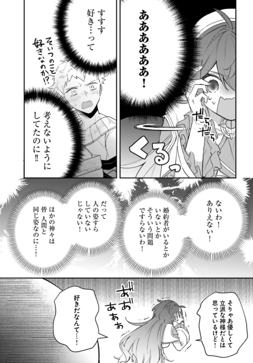 Seijo-sama ni Minikui Kamisama to no Kekkon wo Oshitsukeraremashita - Chapter 7.1 - Page 4