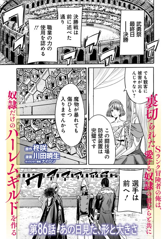 Uragirareta S-Rank Boukensha no Ore wa, Ai suru Dorei no Kanojora to Tomo ni Dorei dake no Harem Guild wo Tsukuru - Chapter 86 - Page 1