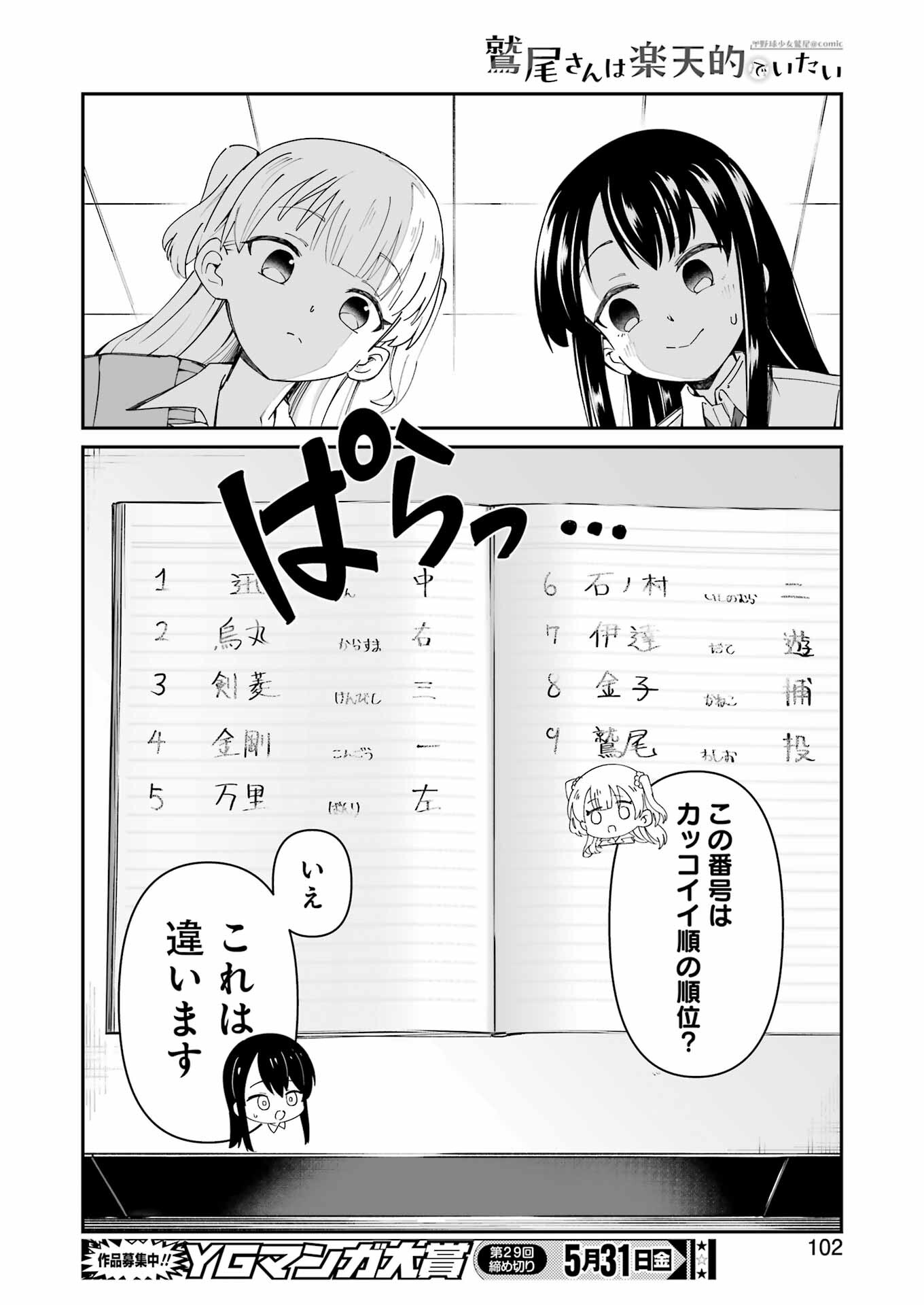 Washio-san wa Rakutentekide Itai - Chapter 2.2 - Page 7