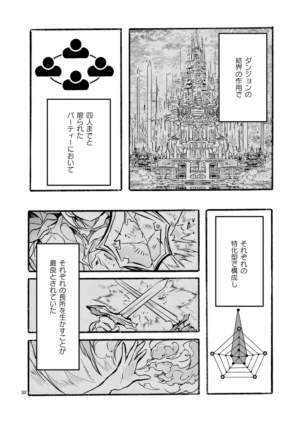 Yamiochi Yuusha no Haishin Haishin – Tsuihousare, Kakushi Boss Beya ni Hourikomareta Kekka, Boss to Tansakushagari Haishin wo Hajimeru - Chapter 1 - Page 32