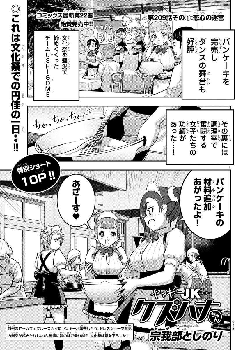 Yankee JK Kuzuhana-chan - Chapter 209 - Page 1