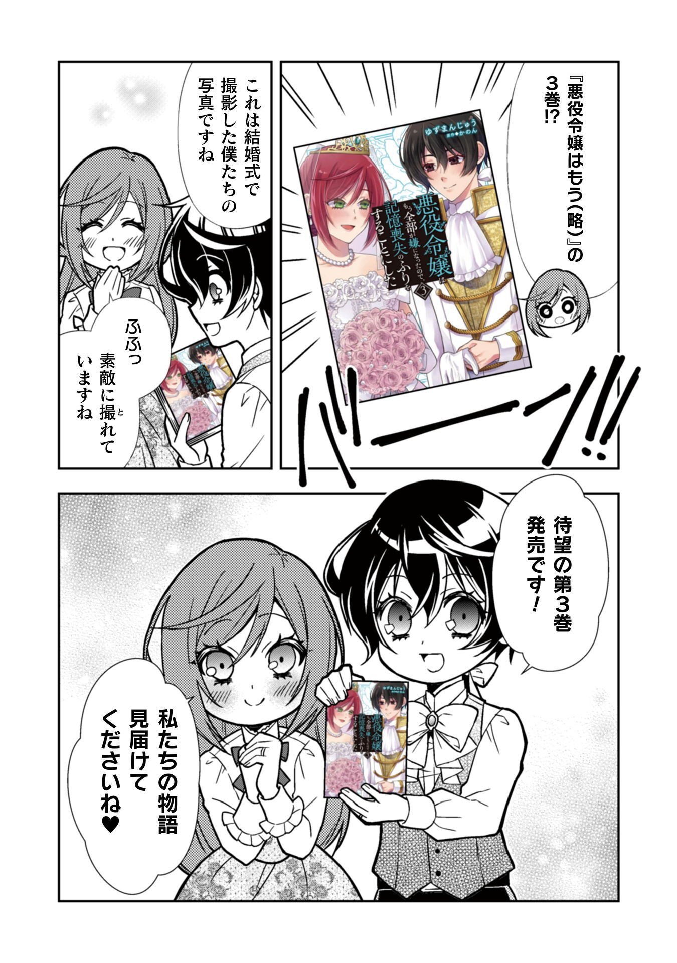 Akuyaku Reijou wa Mou Zenbu ga Iya ni Natta no de, Kioku Soushitsu no Furi wo suru Koto ni shita - Chapter 15.5 - Page 3