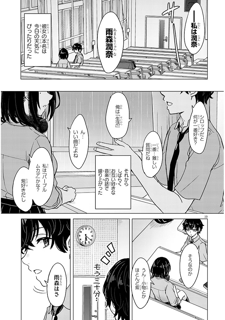 Amamori Junna wa Shitsudo ga Takai - Chapter 1 - Page 19