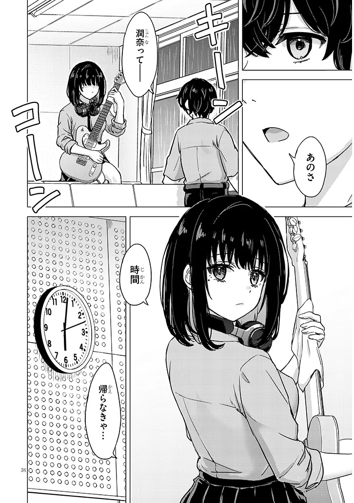 Amamori Junna wa Shitsudo ga Takai - Chapter 1 - Page 34