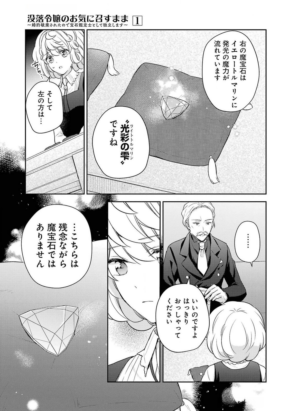 Botsuraku Reijou no Oki ni Mesu Mama: Kon'yaku Haki Sareta node Houseki Kanteishi toshite Dokuritsu Shimasu - Chapter 3 - Page 17
