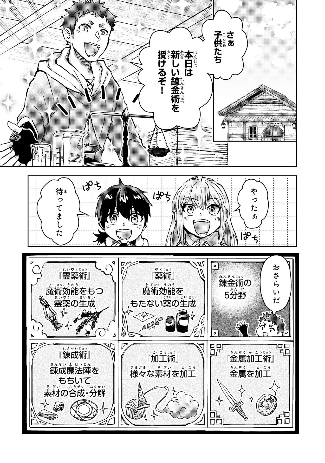 Doryoku Suki no Tensai Renkinjutsushi - Chapter 7 - Page 7
