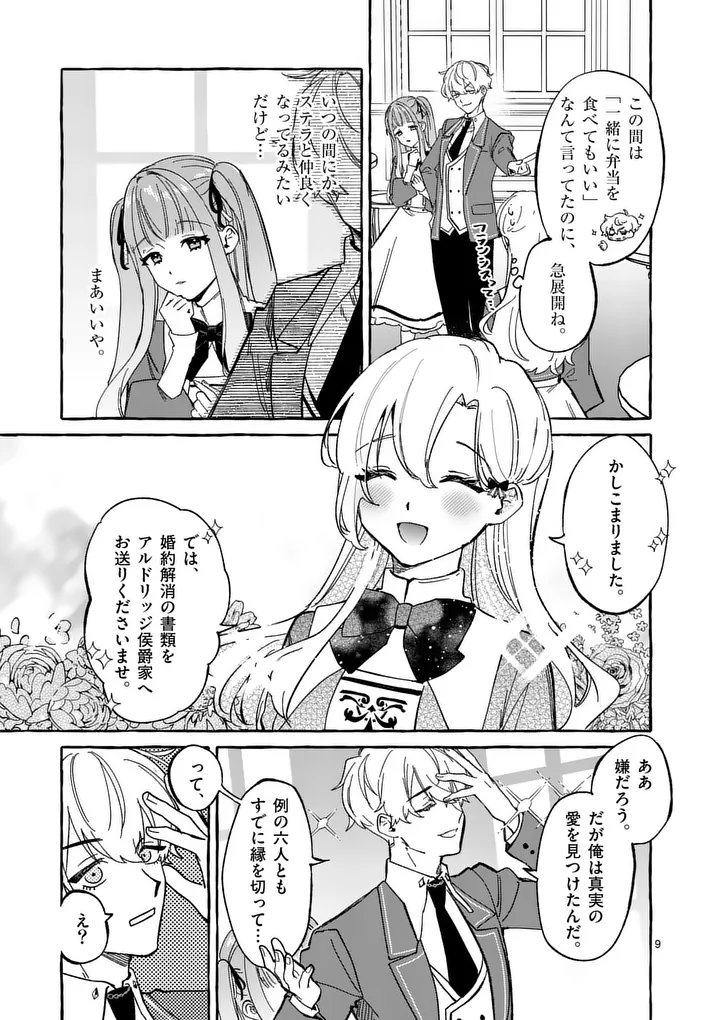 Hametsu wo Hikaeta Akuyaku Reijou ga Muri Shite Heroine wo Enjita Kekka - Chapter 11.1 - Page 9