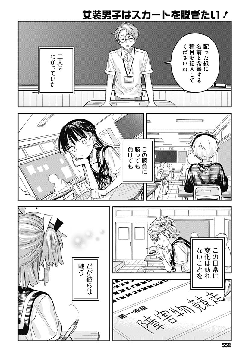 Josou Danshi wa Skirt wo Nugitai! - Chapter 9 - Page 24