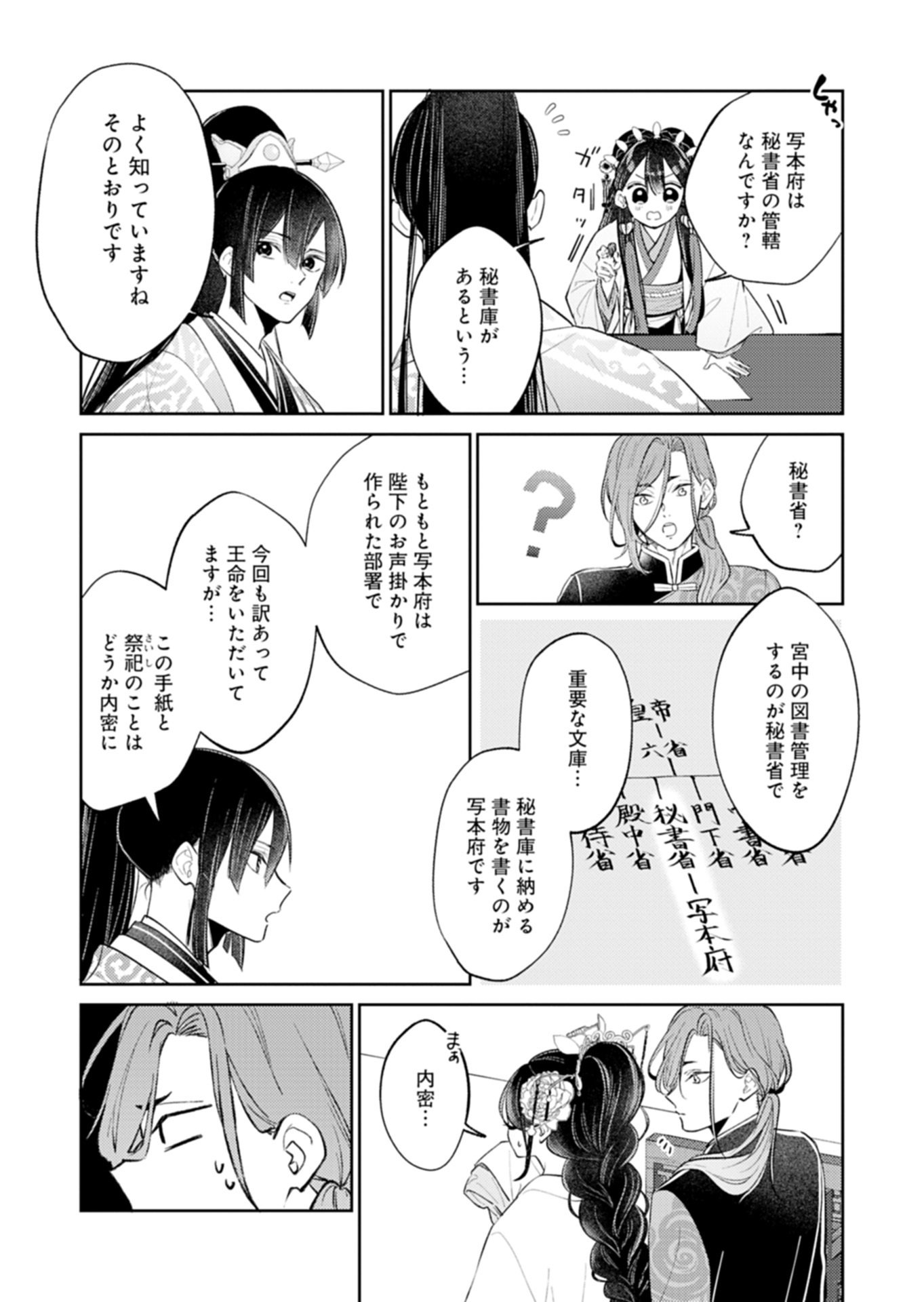 Kohakukoku Sumiyaden: Koukyuu no Yoi ni Gekka wa Kagayaku - Chapter 3.2 - Page 5