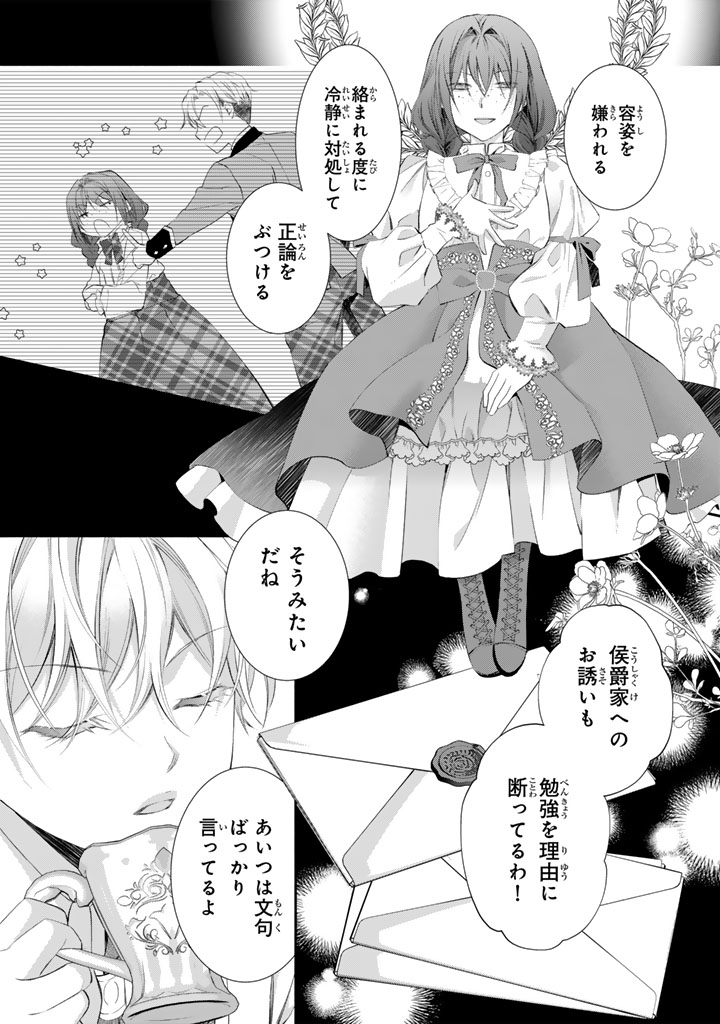 Konyakuhaki Saretai node Sugao wo Kakushite Zannen Reijou ni Narimasu! E? Haraguro Ouji ni Bareteru toka Kiitainaindesu kedo!? - Chapter 7 - Page 2
