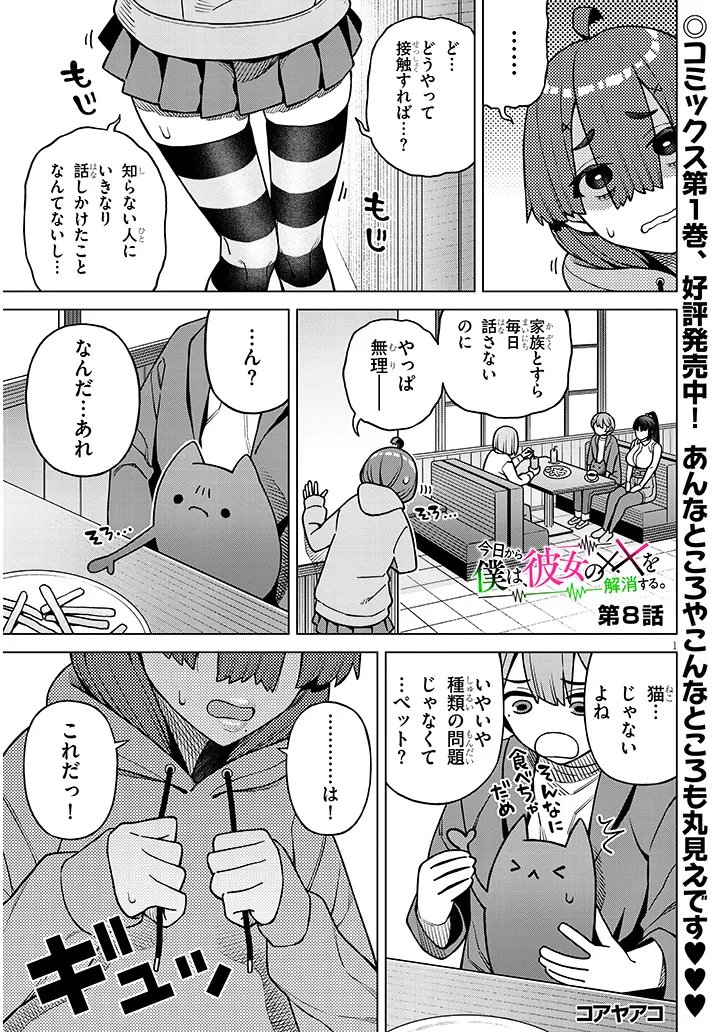 Kyou Kara Boku wa, Kanojo no XX wo Kaishou suru - Chapter 8.1 - Page 1