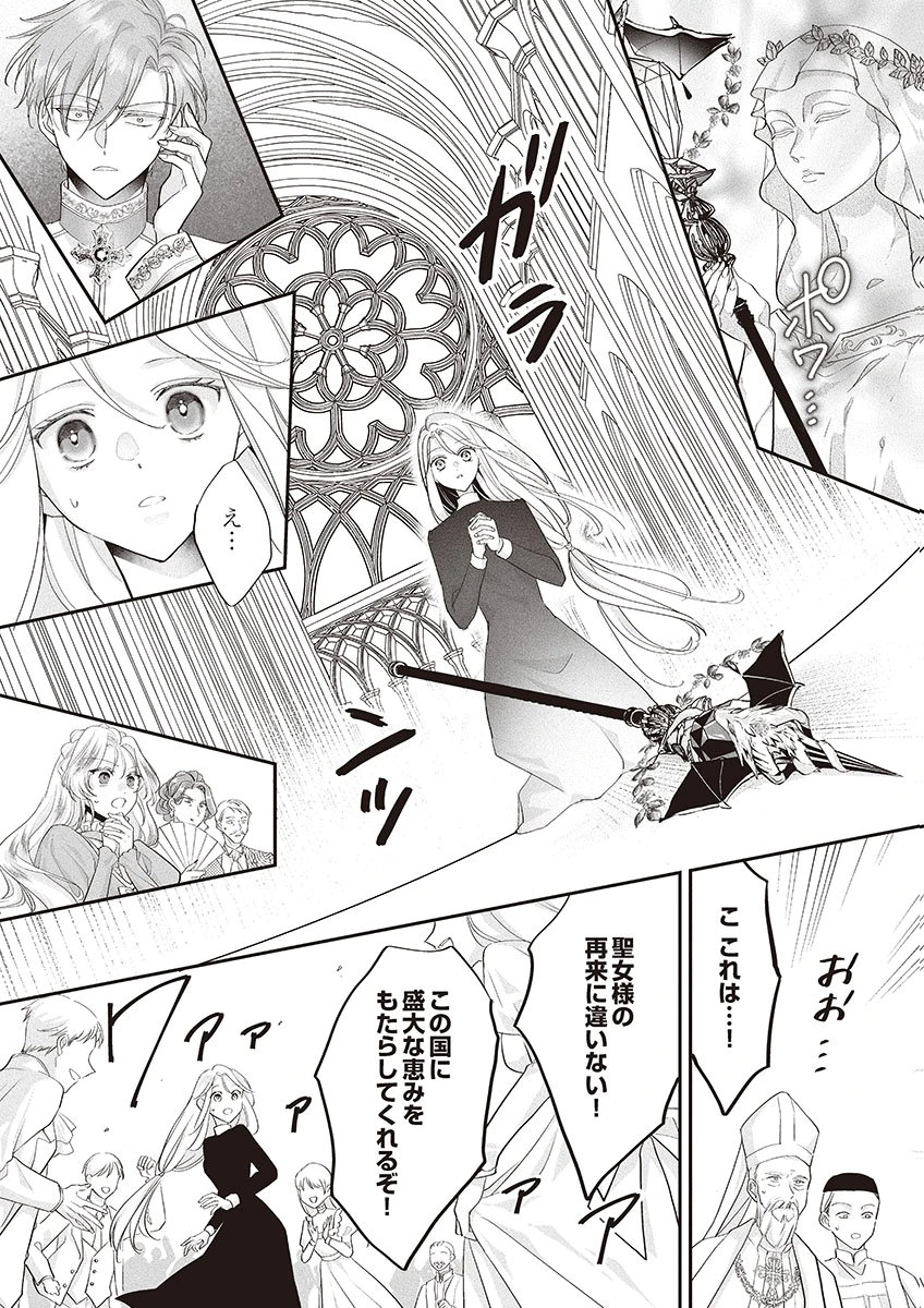 Nisemono da to Tekikoku ni Tsuihousaremashita ga, Douyara Honmono Seijo wa Watashi no You Desu - Chapter 1 - Page 14