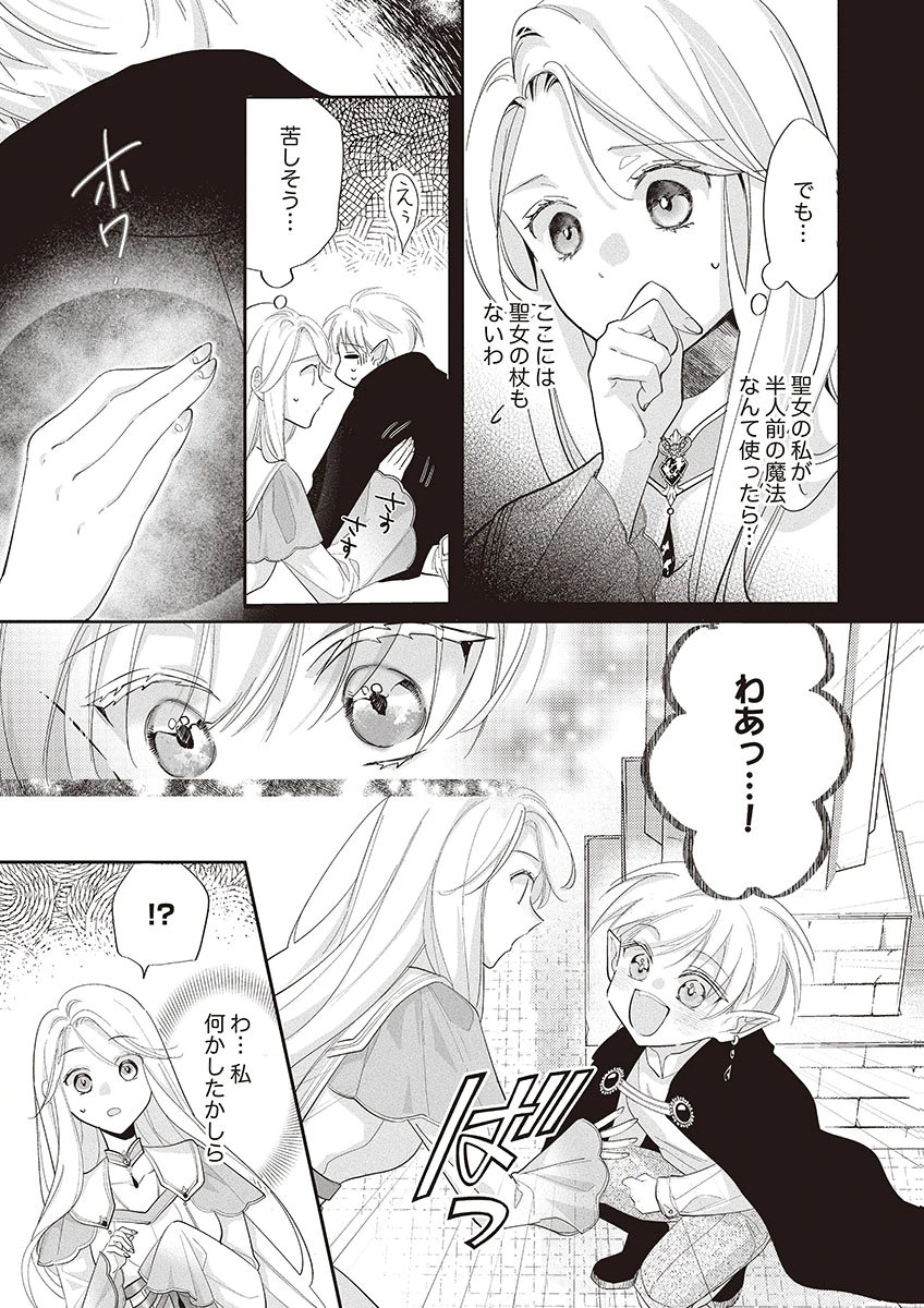 Nisemono da to Tekikoku ni Tsuihousaremashita ga, Douyara Honmono Seijo wa Watashi no You Desu - Chapter 2 - Page 8