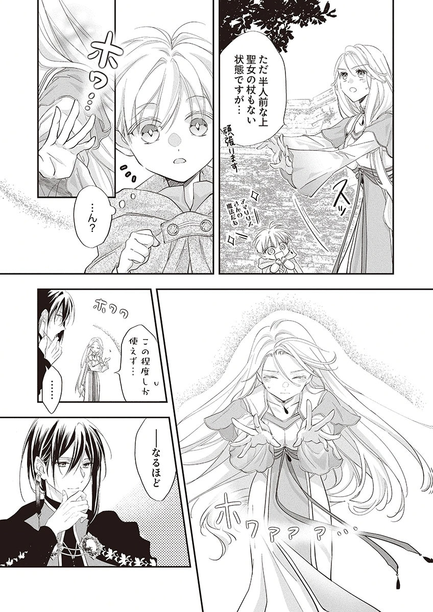 Nisemono da to Tekikoku ni Tsuihousaremashita ga, Douyara Honmono Seijo wa Watashi no You Desu - Chapter 3 - Page 3