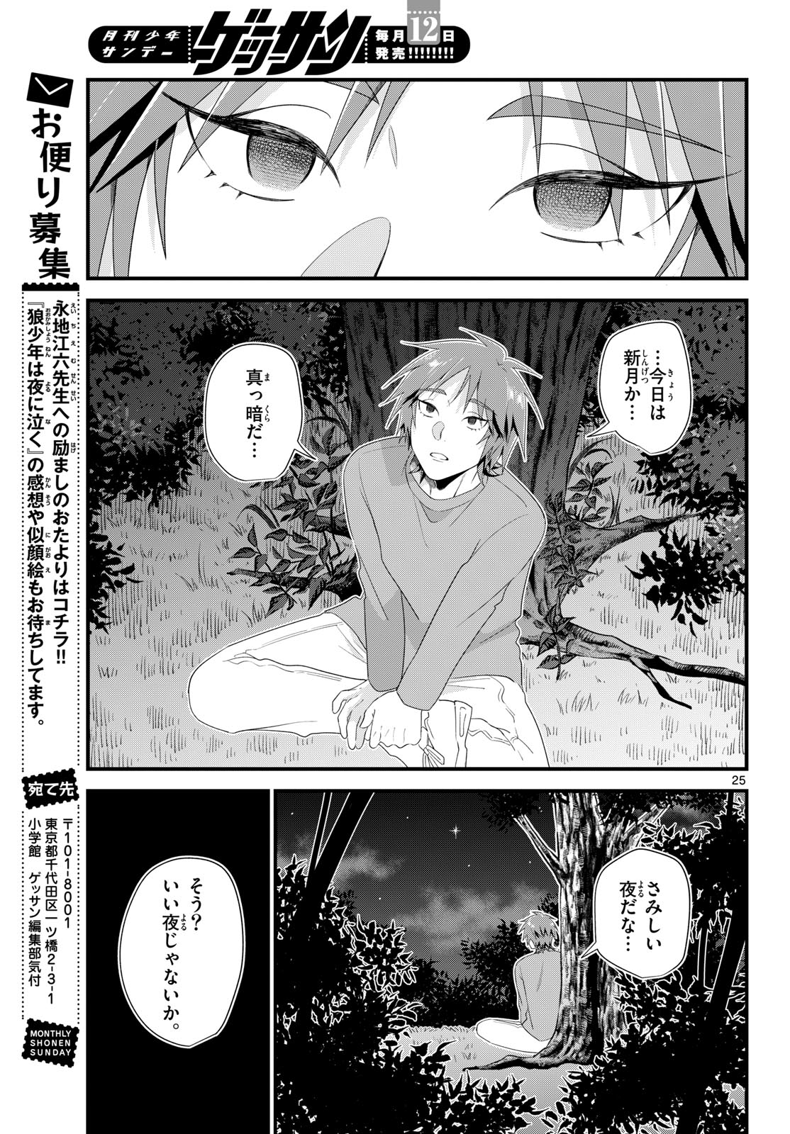 Ookami Shounen wa Yoru ni Naku - Chapter 20 - Page 25