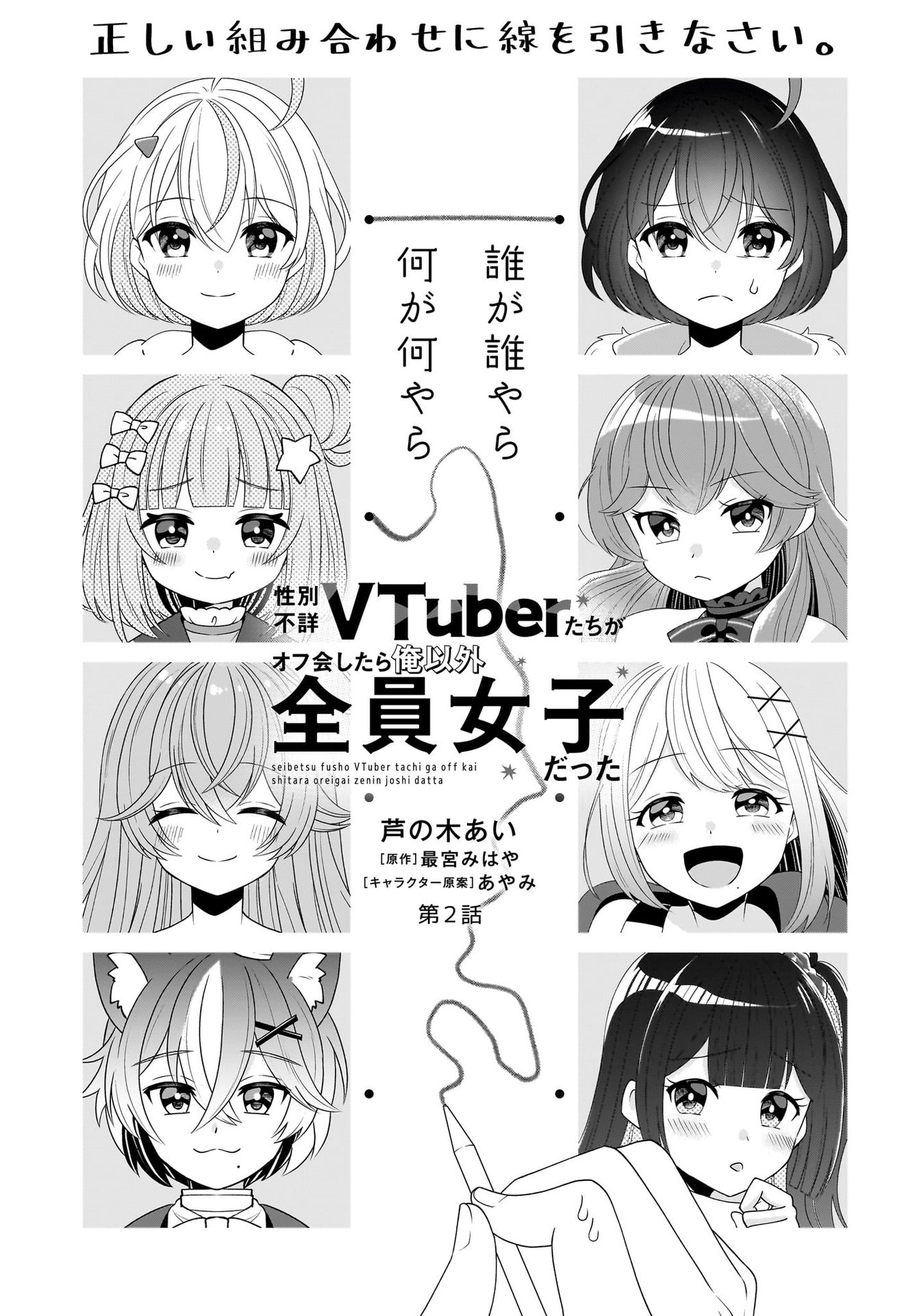 Seibetsu Fusho Vtuber-tachi ga Off-Kai shitara Ore Igai Zenin Joshi datta - Chapter 2 - Page 1