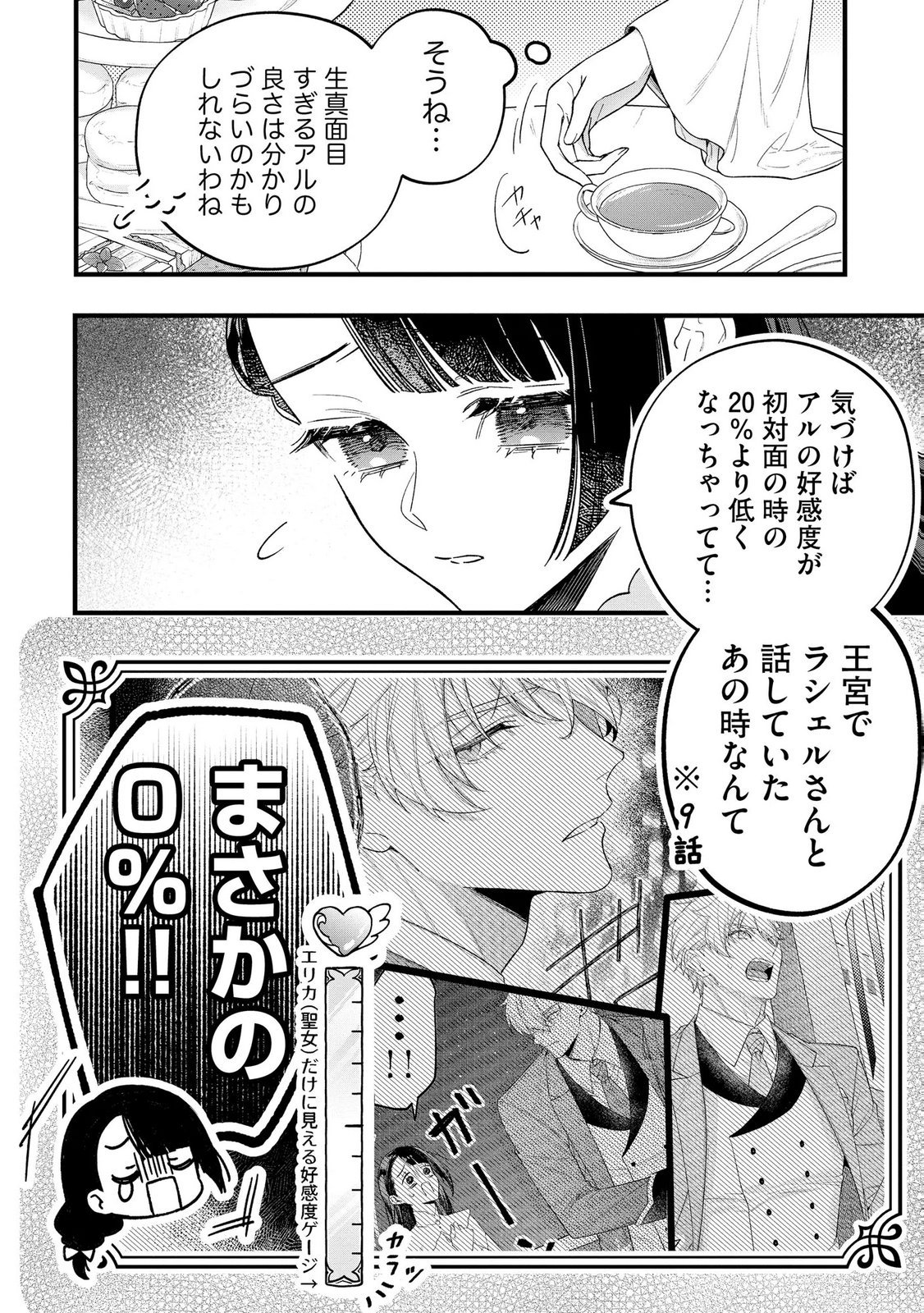 Seijo-sama no Gyaku Harem kara Abureta Kishi-sama ni Netsuretsu ni Kyuuaisareteiru Ken - Chapter 12 - Page 8