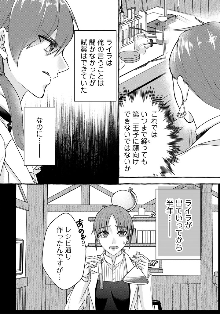 Shiitagerareta Shuusai Reijou to Ringoku no Haraguro Kenkyuusha-sama no Amayaka na Yakusou Jikkenshitsu - Chapter 20 - Page 12