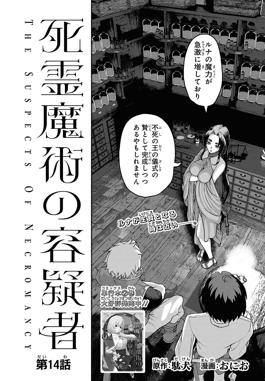 Shiryou Majutsu no Yougisha - Chapter 14 - Page 2
