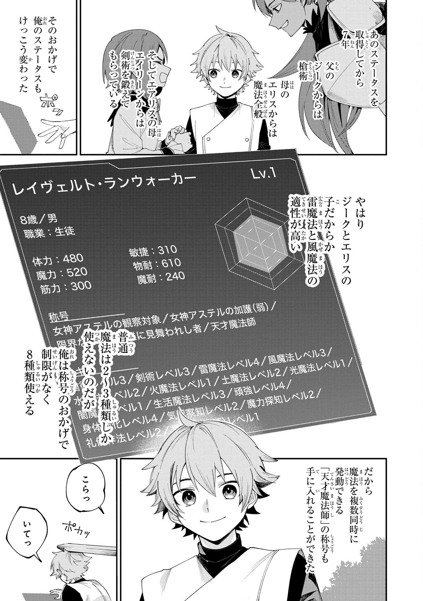 Tensei Shite Seichou Cheat o Te ni Iretara, Saikyou Skill mo Tsuita no desuga!? - Chapter 1 - Page 29