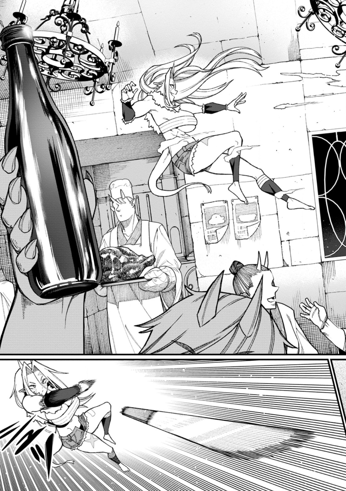 Harem Ou no Isekai Press Manyuuki - Saikyou Musou no Oji-san wa Arayuru Shuzoku wo Yome ni suru - Chapter 24.1 - Page 9
