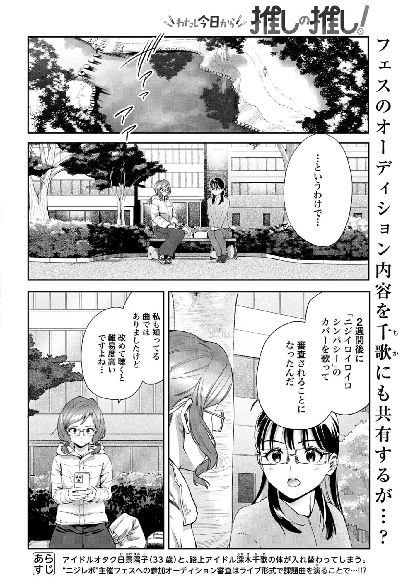 Watashi Kyou kara Oshi no Oshi - Chapter 13 - Page 2