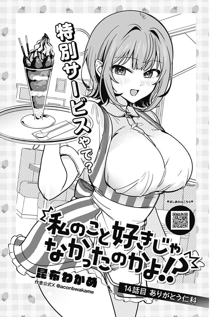 Watashi no Koto Suki ja Nakatta no ka yo!? - Chapter 14 - Page 2