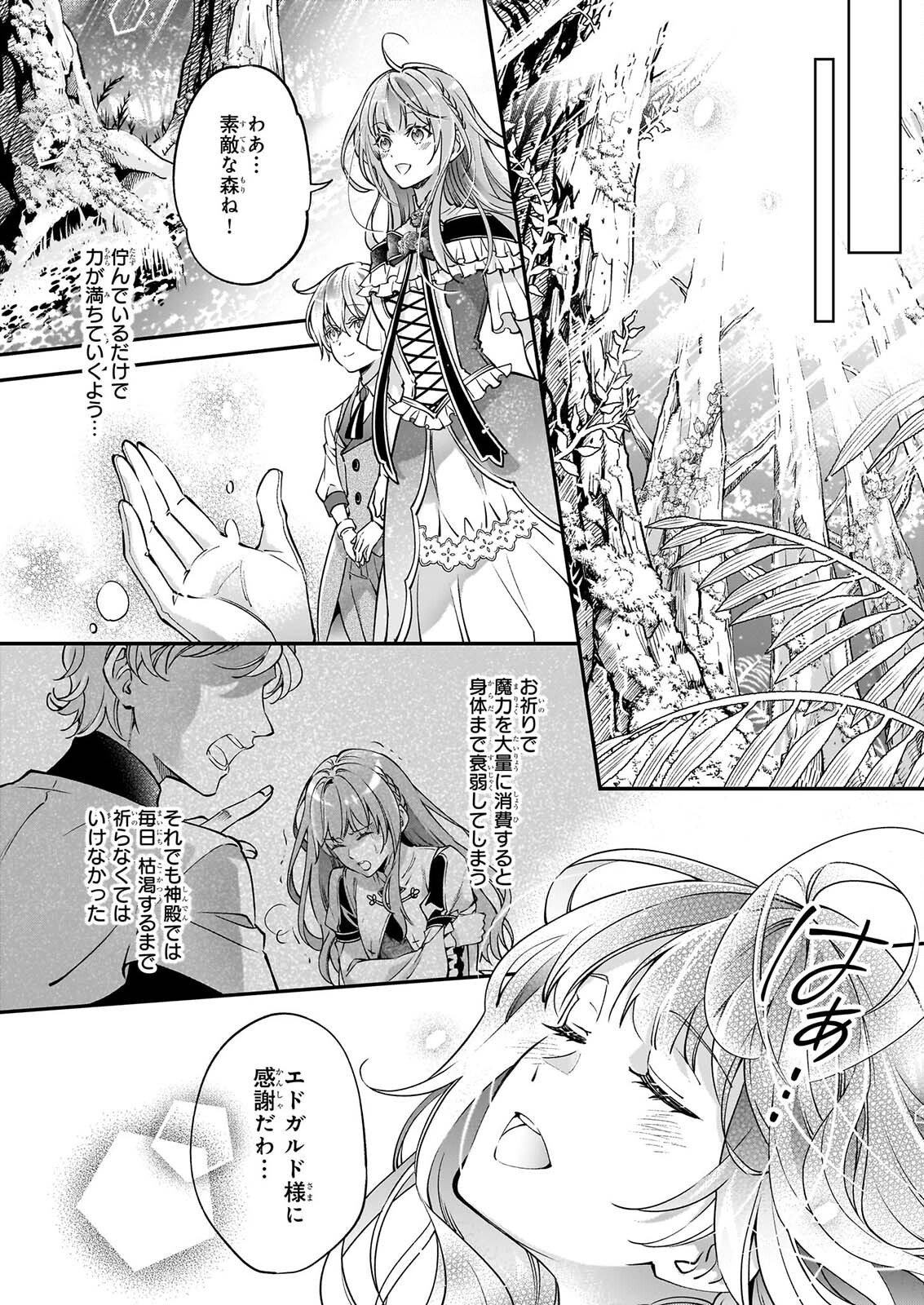 Yatoware Akujonanoni, Reikoku Oji-sama Wo Miryo Maho de Roraku Shite Shimaimashita. Fuhoni Sonawari Ni Wa, Dekiai ga Sugoi - Chapter 3.1 - Page 6